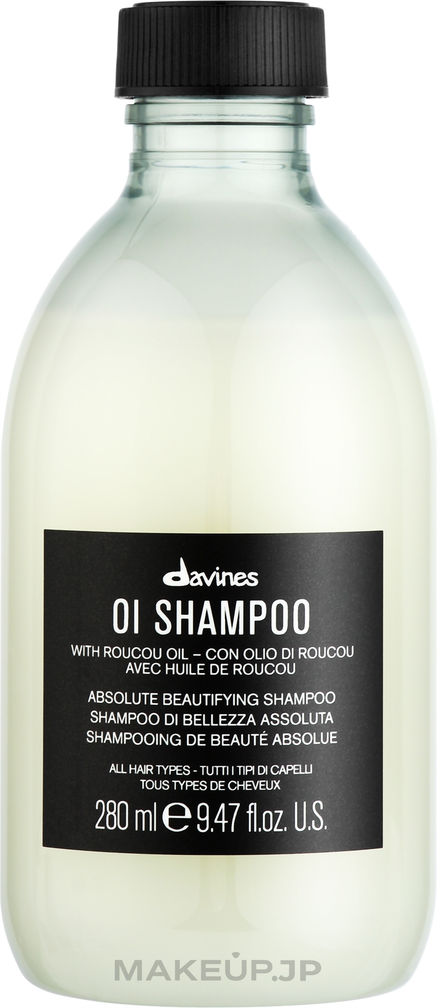 Softening Hair Shampoo - Davines Oi Absolute Beautifying Shampoo With Roucou Oil — photo 280 ml