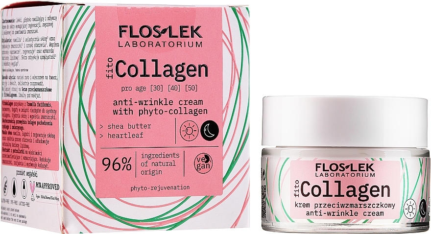 Anti-Wrinkle Cream with Phytocollagen - Floslek Pro Age Cream With Phytocollagen — photo N15