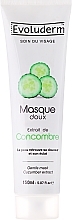 Fragrances, Perfumes, Cosmetics Cucumber Face Mask - Evoluderm Soin du Visage Mask Cucumber Extract