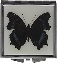 Fragrances, Perfumes, Cosmetics Cosmetic Mirror "Butterflies" 85420, black-blue - Top Choice