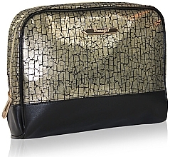 Fragrances, Perfumes, Cosmetics Makeup Bag 4971, black-gold - Donegal