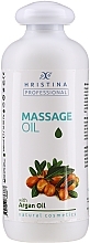 Fragrances, Perfumes, Cosmetics Argan Massage Oil - Hristina Professional Argan Oil Massage Oil