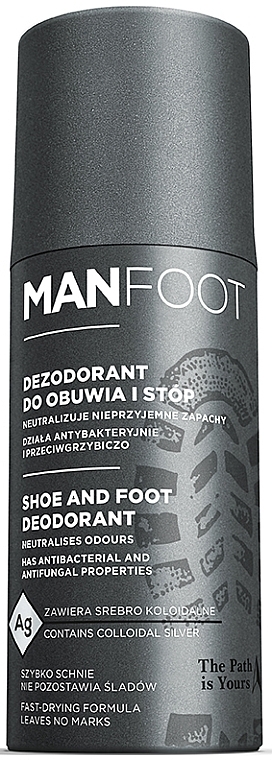 Shoe & Foot Deodorant - ManFoot Shoes Deodorant — photo N8