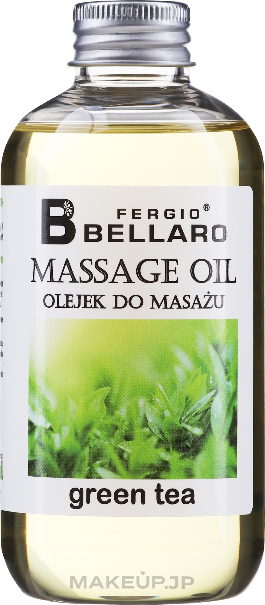 Massage Oil "Green Tea" - Fergio Bellaro Massage Oil Green Tea — photo 200 ml