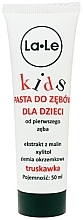 Fragrances, Perfumes, Cosmetics Kids Toothpaste 'Strawberry' - La-Le Mint Toothpaste