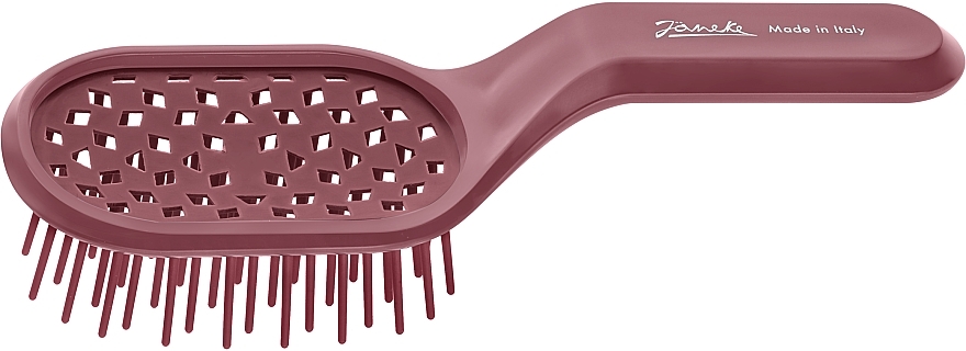 Hair Brush, pink - Janeke Curvy Superbrush — photo N1