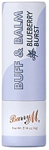 Blueberry Lip Balm Scrub - Barry M Buff & Balm Blueberry Burst — photo N1
