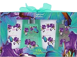 Fragrances, Perfumes, Cosmetics Tropical Garden Set - Spa Moments (sh/gel/2x100ml + b/lot/2x60ml)