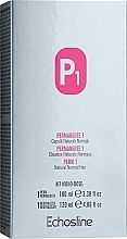 Perm Kit for Normal Hair - Echosline Perm P1 (neutralizer/120ml + perm/100ml) — photo N2