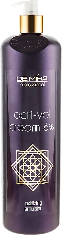 Oxidizing Emulsion 6% - Demira Professional Acti-Vol Cream — photo N8