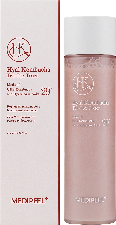 Firming Kombucha & Hyaluronic Acid Toner - MEDIPEEL Hyal Kombucha Tea-Tox Toner — photo N1