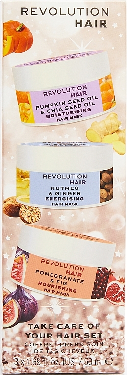 Set - Revolution Haircare Winter Hair Mask Gift Set — photo N8