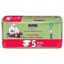 Fragrances, Perfumes, Cosmetics Diapers, Size 5, 10-16 kg, Pack of 22 - Muumi Baby