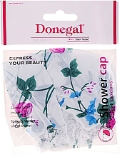 Fragrances, Perfumes, Cosmetics Shower Cap, 9298, green leaves - Donegal