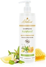 Lemon Tree Honey & Lemon Verbena Shampoo - Abellie Organic Purifying Shampoo — photo N1