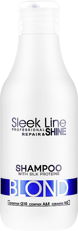 Hair Shampoo - Stapiz Sleek Line Blond Hair Shampoo — photo N1