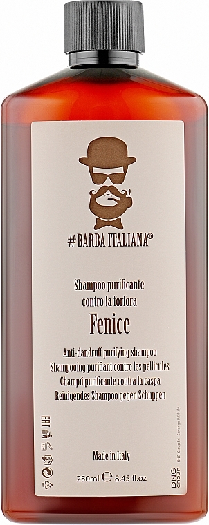 Cleansing Anti-Dandruff Shampoo - Barba Italiana Fenice Anti-dandruff Purifying Shampoo — photo N6