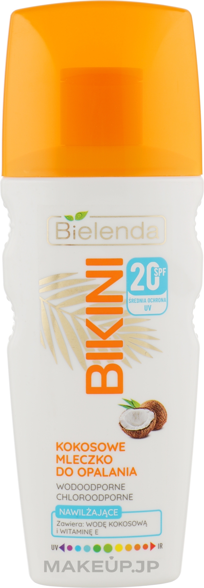 Coconut Sun Milk - Bielenda Bikini Coconut Sun Lotion SPF 20 — photo 200 ml