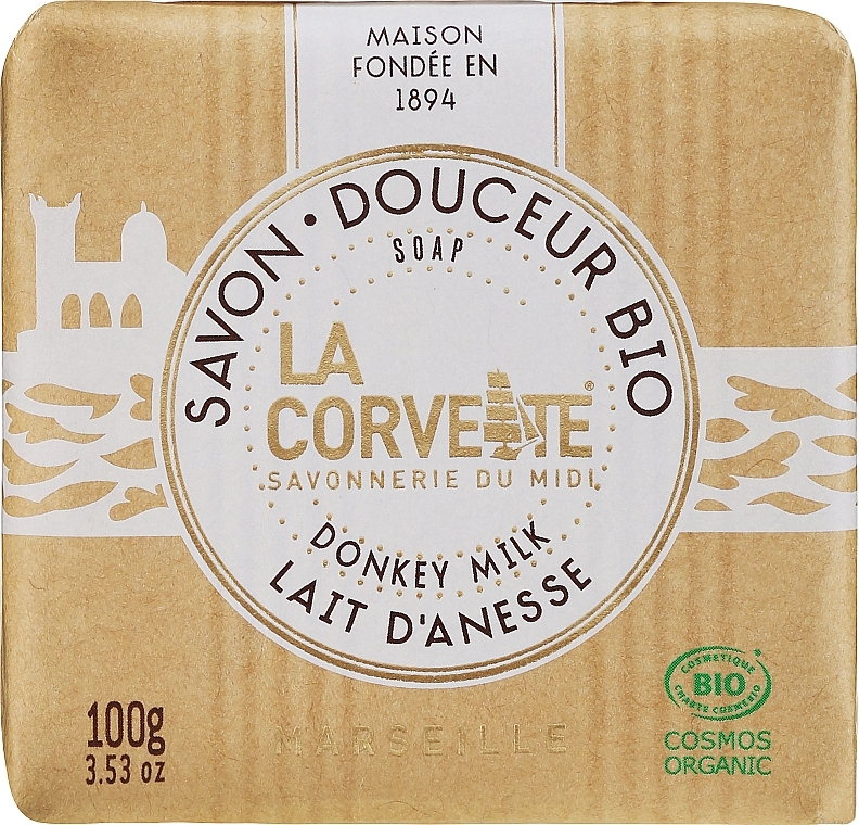 Soap "Donkey Milk" - La Corvette BIO Donkey Milk — photo N1