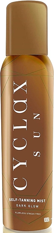 Self-Tanning Body Spray - Cyclax Sun Self Tanning Mist Dark Glow — photo N1