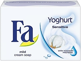 Fragrances, Perfumes, Cosmetics Cream-Soap "Yogurt" for Sensitive Skin - Fa Yoghurt Sensitive Cream Soap