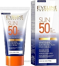 Fragrances, Perfumes, Cosmetics Sunscreen Whitening Face Cream SPF50 - Eveline Cosmetics Whitening Sun Protection Face Cream