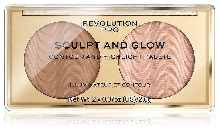 Face Contour Palette - Makeup Revolution Pro Sculpt And Glow — photo N1
