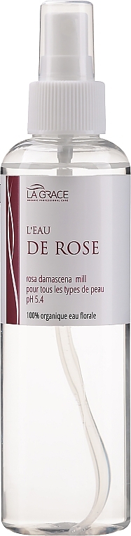 Organic Rose Water - La Grace L'Eau De Rose — photo N1