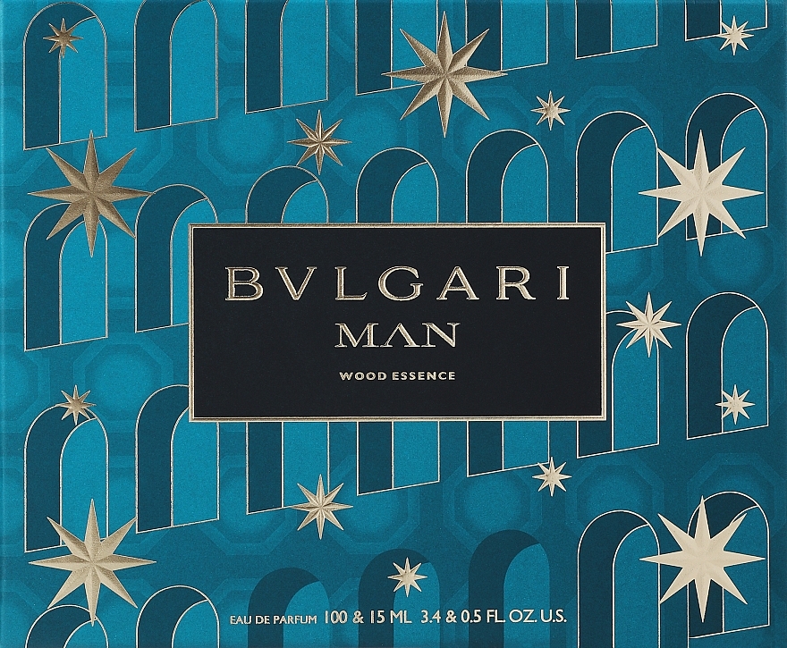 Bvlgari Man Wood Essence - Set (edp/100ml+edp/15ml) — photo N2