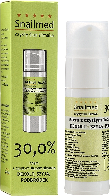 Anti-Wrinkle Neck & Decollete Cream - Snailmed — photo N2