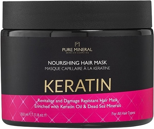 Keratin Nourishing Hair Mask - Pure Mineral Keratin Nourishing Hair Mask — photo N1