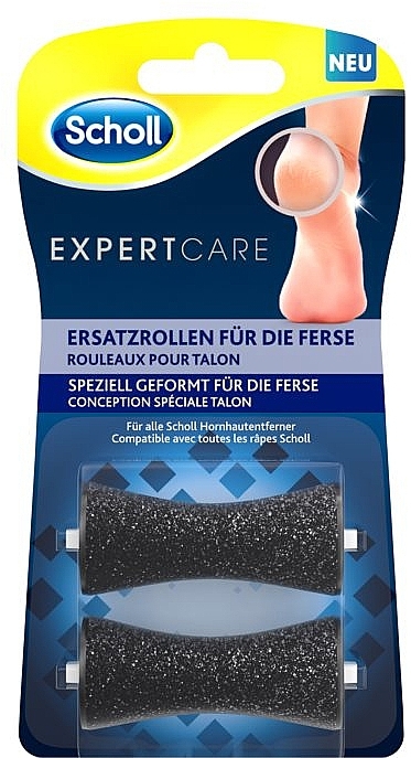 Replacement Roller Heads for Electric Foot Brush - Scholl Expert Care — photo N10