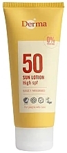 Waterproof Sunscreen Tanning Lotion - Derma Sun Lotion High SPF50 — photo N1