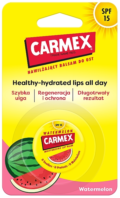 Lip Balm - Carmex Lip Balm Water Mellon — photo N1