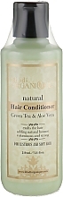 Natural Herbal Ayurvedic Conditioner "Green Tea & Aloe Vera" - Khadi Organique GreenTea Aloevera Hair Conditioner — photo N1
