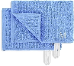 Face Towel Travel Set, Light Blue  - MakeUp — photo N2