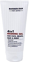 Fragrances, Perfumes, Cosmetics 4-in-1 Cleansing Gel - Barber.Bar Men Series 4in1 Washing Gel for Face, Beard, Hair & Body