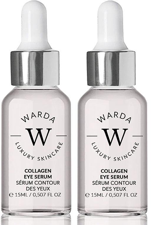 Set - Warda Skin Lifter Boost Collagen Eye Serum (eye/serum/2x15ml) — photo N1