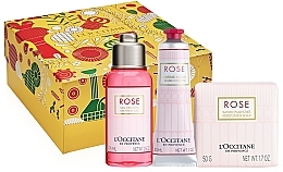 Fragrances, Perfumes, Cosmetics Set - L'Occitane (h/cr/30ml + sh/g/75ml + soap/50g)