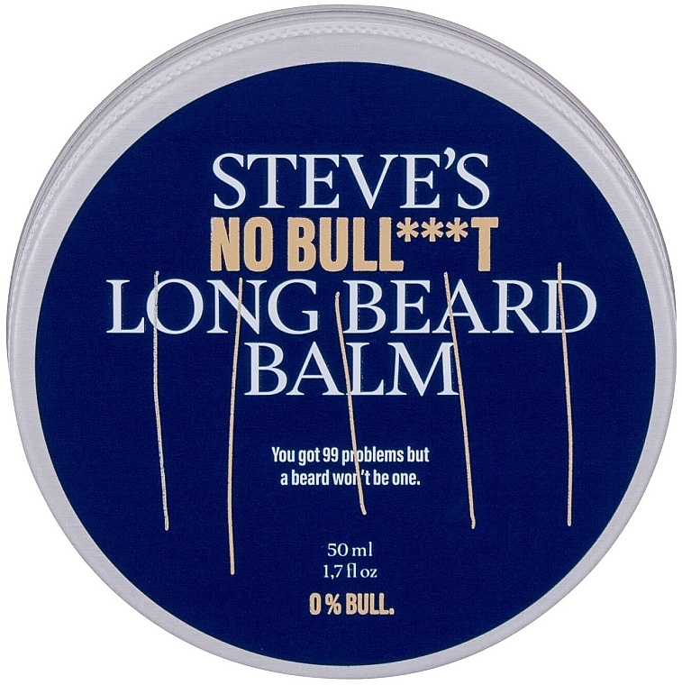 Beard Balm - Steve`s No Bull***t Beard Long Beard Balm — photo N1
