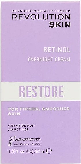 Retinol Night Face Cream - Revolution Skinc Retinol Overnight Cream — photo N3