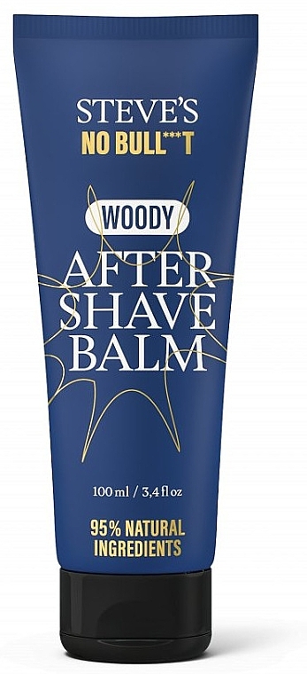 After Shave Balm - Steve's No Bull***t Woody After Shave Balm — photo N1