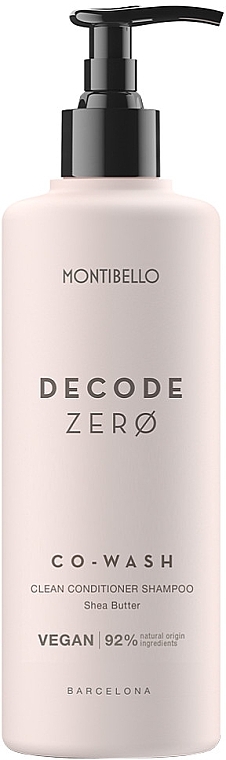 Shampoo - Montibello Decode Zero Co-Wash Clean Conditioner Shampoo — photo N1