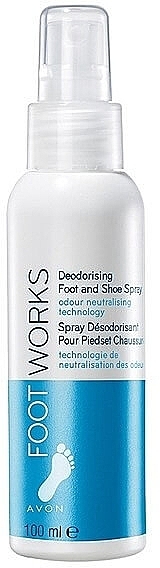 Refreshing Foot Spray - Avon Foot Works Deodorising Foot & Shoe Spray — photo N1