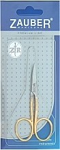 Fragrances, Perfumes, Cosmetics Nail Scissors, golden, 01-118 - Zauber Premium