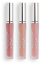 Liquid Lipstick Set - Makeup Revolution X Petra XOXO Lip Collection (lipstick/3x3ml) — photo N6