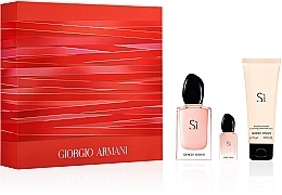 Fragrances, Perfumes, Cosmetics Giorgio Armani Si Fiori - Set (edp/50ml + edp/7ml + b/lot/75ml) 