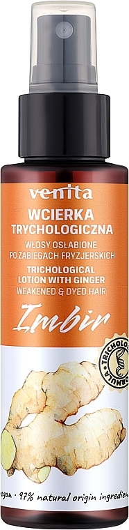 Trichological Conditioner for Weakened, Colored Hair - Venita Conditioner With Ginger — photo N1