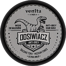 Fragrances, Perfumes, Cosmetics Darkening Wax, Medium Tones - Venita Men Anti-Grey Darkening Hair Wax 