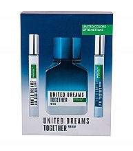 Fragrances, Perfumes, Cosmetics Benetton United Dreams Together - Set (edt/100ml + edt/2x10ml) 